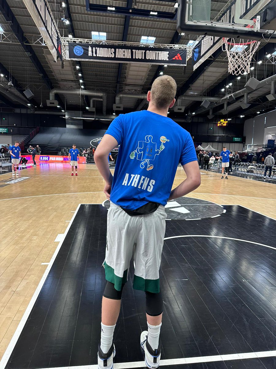 As April is the month of awareness for Autism. The U18s of @paobcgr are currently wearing a warm-up t-shirt to show support and raise awareness 🤲 A great gesture from the clubs and players! #WeAreAllOneTeam I #AdidasNGT