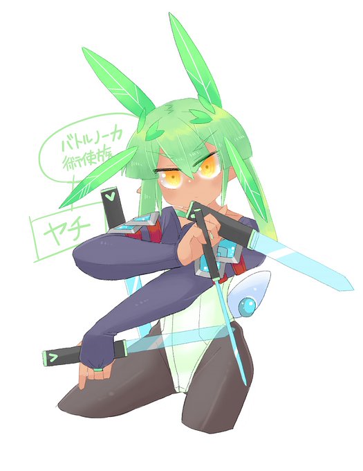 【新作】一枚絵だとイケメンになるヤチちゃん。普段は表情がコロコロかわる おもしれー子(写真を撮ると必ず半目になる人。みたいなかんじ) 