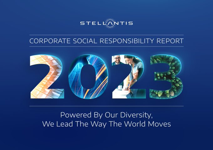 StellantisDE's tweet photo. #Stellantis veröffentlicht dritten Corporate Social Responsibility Report, der Fortschritte bei #Nachhaltigkeitsaktivitäten zusammenfasst. Ziel: Eine bessere Gesellschaft für alle. Erfahren Sie mehr über unsere wichtigsten #CSR-Initiativen im Jahr 2023 ➡️ https://t.co/GcN62MzAXb https://t.co/vZIhOQbAZX