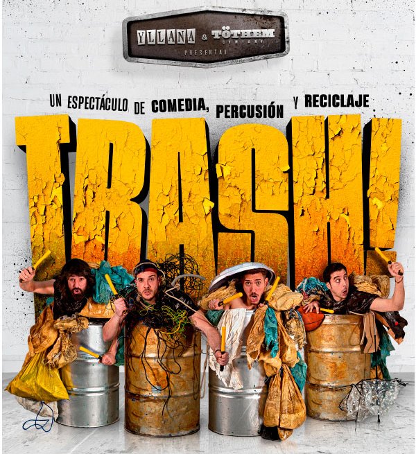 Producciones Yllana & Töthem presentan 'TRASH!', un espectáculo de comedia, percusión y reciclaje. 📆 Este Viernes, 5 de abril de 2024 🕣 A las 20:30 horas 📍 Teatro Municipal de Arahal 🎫 Entrada: 12€ Puedes adquirirla en teatro.arahal.org/index.php?even… o en taquilla del teatro.