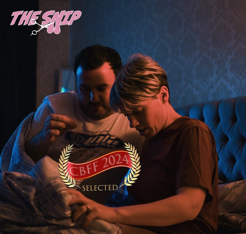 Exciting news. The Snip is an official selection at @cbffwales. Thanks to the festival for selecting our film and massive thanks to the cast and crew that made it all possible.