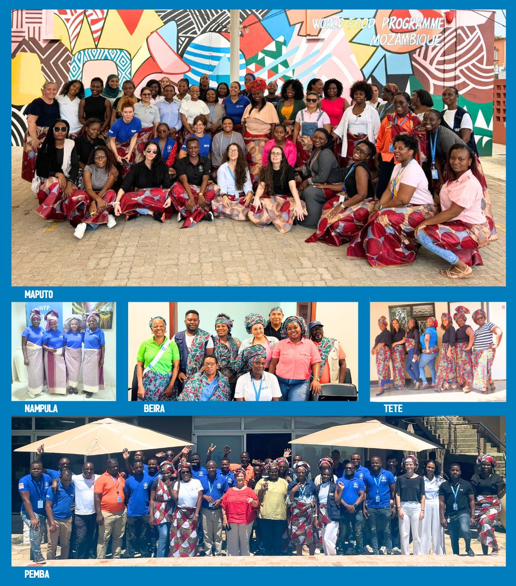 Ahead of 7 April, national Mozambican #Woman's Day, @WFP #Mozambique's HR team organized a celebration to recognize all women staff for their outstanding dedication, commitment and hard work to contribute to the empowerment of all women and girls. ♀️🇲🇿👩🏾‍🦱👩🏿‍🦱👩🏼‍🦱👩🏽‍🦱 Estamos juntas! ✊🏿