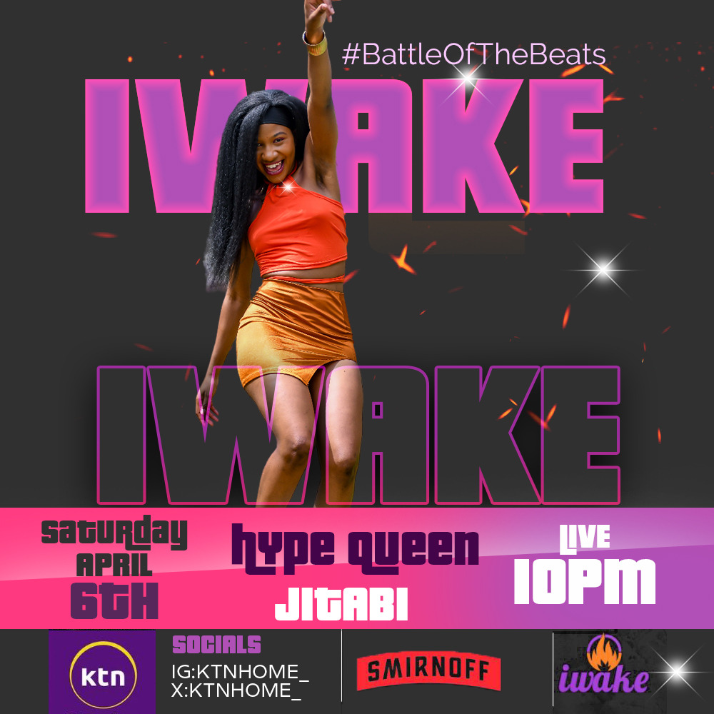 ktnhome_'s tweet photo. Don't miss the electrifying showdown on #Iwake this Saturday from 10PM on @ktnhome_ π₯³π₯³
@Joedebestt @purity_nelima @Mbatha_Laura
#KTNIwake #SBOTB #KTNWelcomeHome https://t.co/boe8wO5jPx