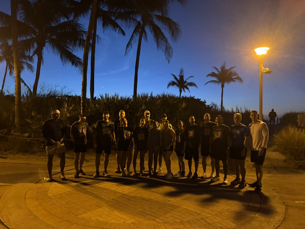 Good morning from the #AHPBA24 Fund Run in Miami!