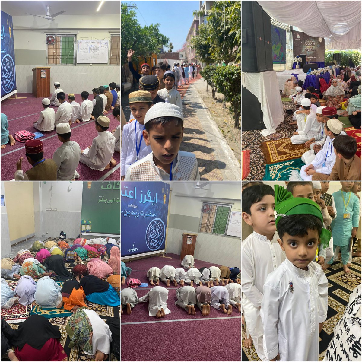 #EagersItikaf2024

On the blessed day of Jummah tum wida, our little muatkifs offered Jummah Prayer with all the other muatkifs 🌟