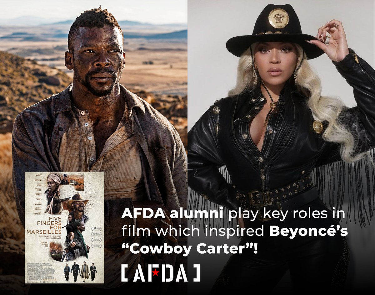 afda_co_za's tweet photo. 🎞 🌵 AFDA alumni play key roles in film which inspired Beyoncé's "Cowboy Carter"! 🤠 📽
Read full article: https://t.co/A07VjeAczu
Watch the trailer: https://t.co/qZsn0jCYU8
#AFDA #AFDAalumni #Beyonce #IloveAFDA #FamousforLife #WorldClassEducation #CILECT #Stage5Films https://t.co/RkgmnkOPE1
