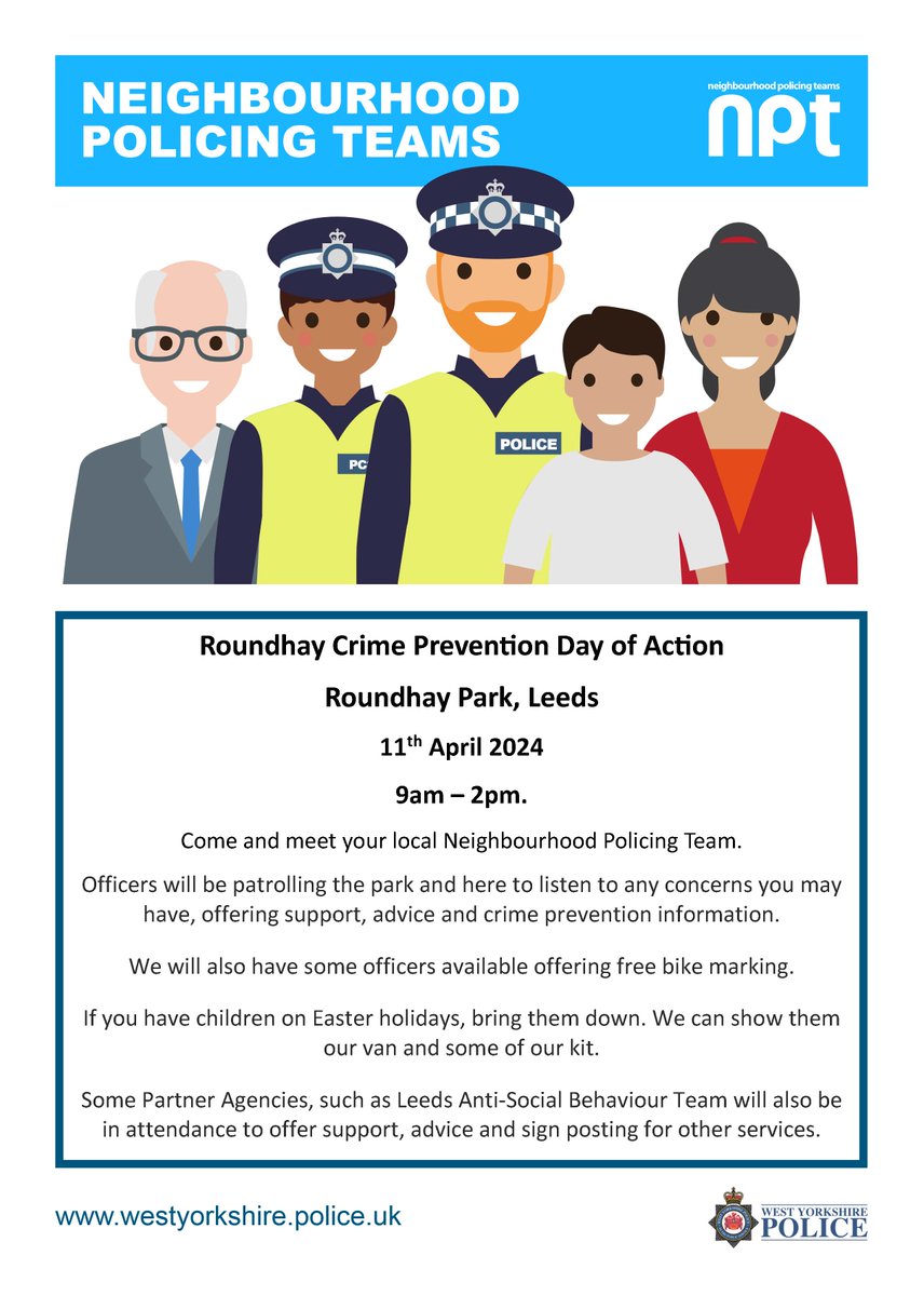 Roundhay Crime Prevention Day of Action👮