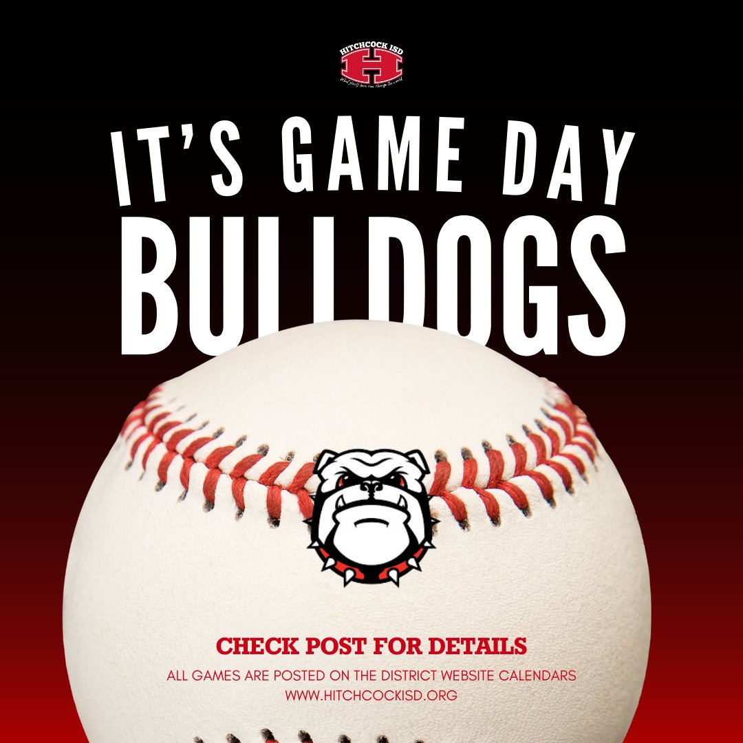 🐾 BASEBALL BATTLE! 🐾 Batter up! Our Bulldog Baseball team is stepping up to the plate against Boling today at HOME. JV plays at 4:30pm, Varsity at 7pm. Grab your red and white gear and join us for an unforgettable game! ⚾ #BulldogPride