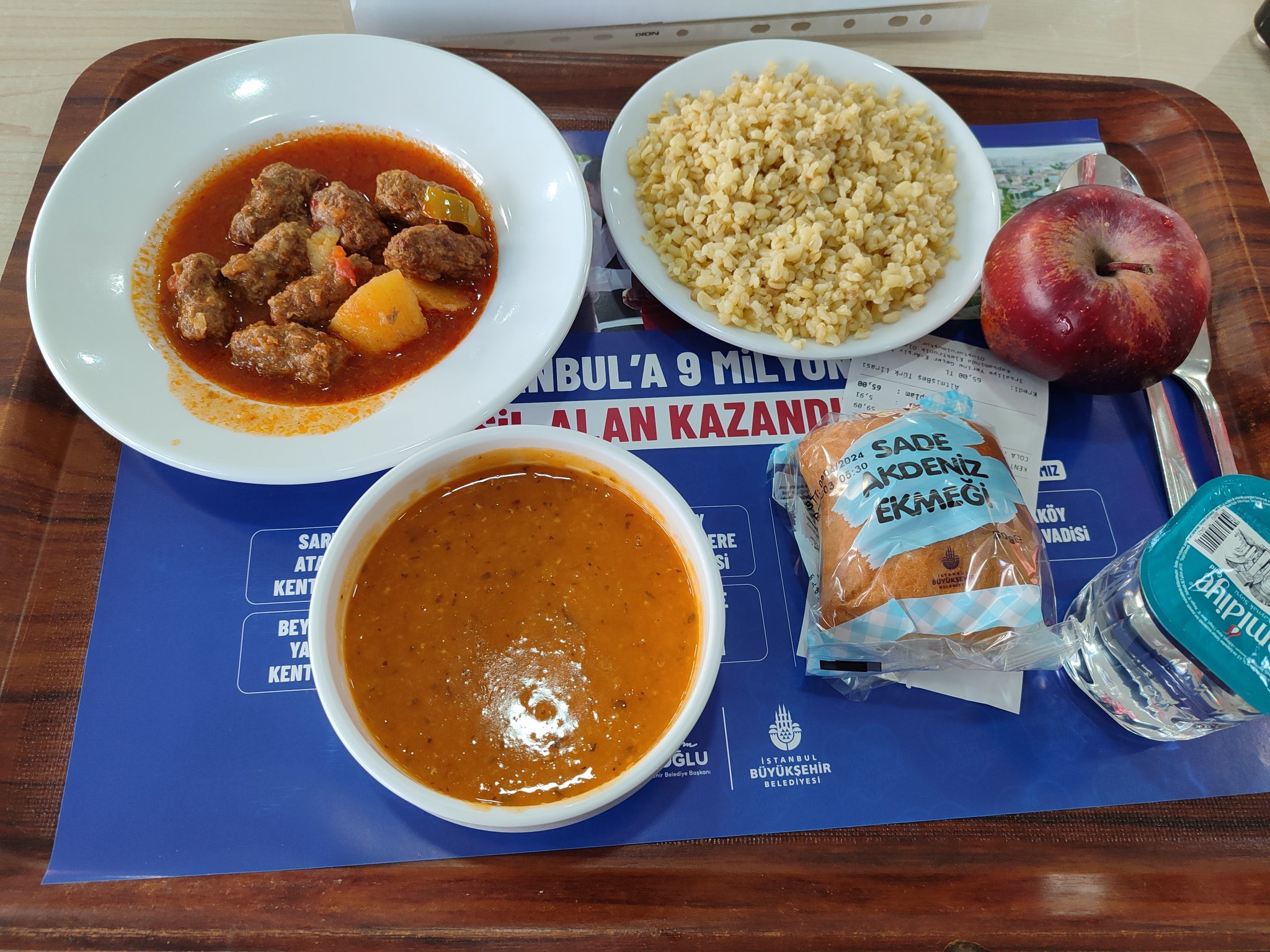 Berkay Gezgin on X: "Bugün Kent Lokantası menümüzde köfte var. Afiyet olsun :) @murat_kurum https://t.co/MESCu8g2Lm" / X