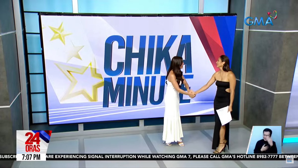FIRST ON PHILIPPINE TV ✨️ Kapamilya actress-host, Anne Curtis live on the Kapuso flagship news program, @24OrasGMA! ❤️💚💙🌈 @annecurtissmith