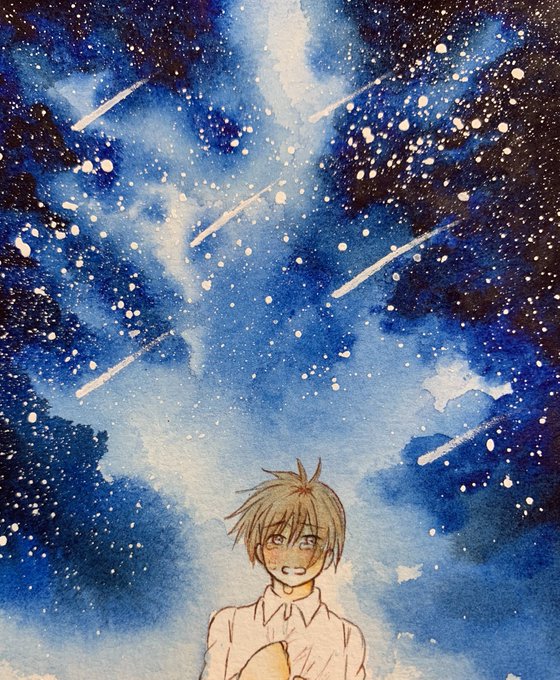 「夜 流星」のTwitter画像/イラスト(新着)