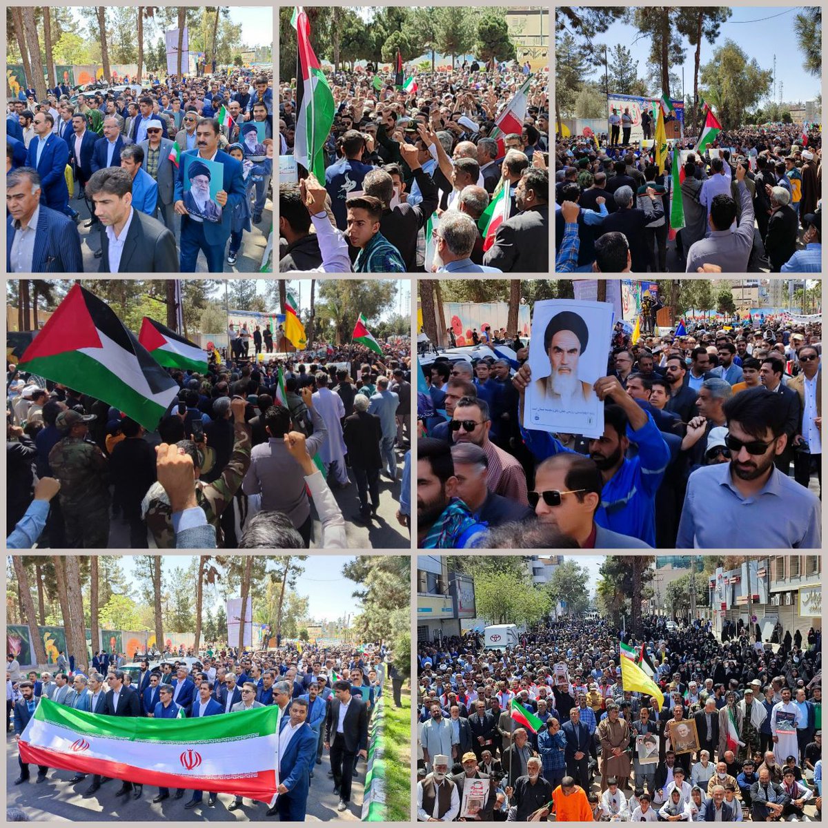 TahaJan1121076's tweet image. راهپیمایی روز جهانی قدس همزمان با سراسر جهان اسلام امروز جمعه ۱۷ فروردین ماه  از مسجد جامع شهر هیدوچ تا تقاطع خیابان امام خمينی (ره)
این حضور پرشور مردم در راهپیمایی روز قدس، نمایش اقتدار امت اسلام بود
#طوفان_الاحرار 
#راهیان_قدس