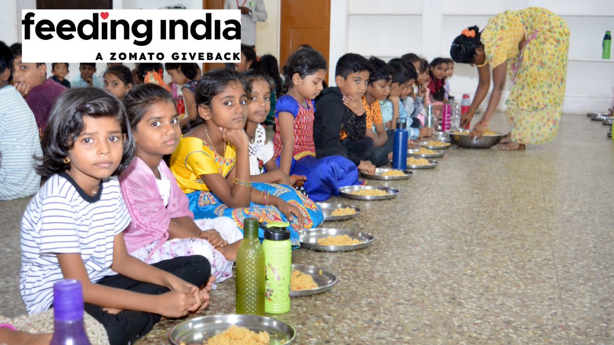 Nurturing tender hearts and brilliant minds with bites of love! 💖📷 Each nourishing meal ignites their creativity and fuels their aspirations. @FeedingIndia #FeedingIndia #NourishingDreams #ChildNutrition #LoveOnAPlate #FoodForThought