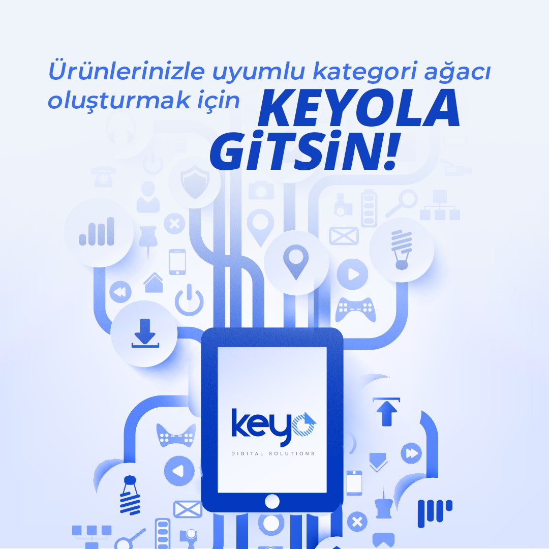 Ürünlerinizle uyumlu kategori ağacı oluşturmak için KEYOLA GİTSİN! #KeyoDigital #keyolagitsin #eticaret #eticaretpaketi #paketlerimiz #eticaretebaşlıyorum #eticaretkurulum #digitalmarketing