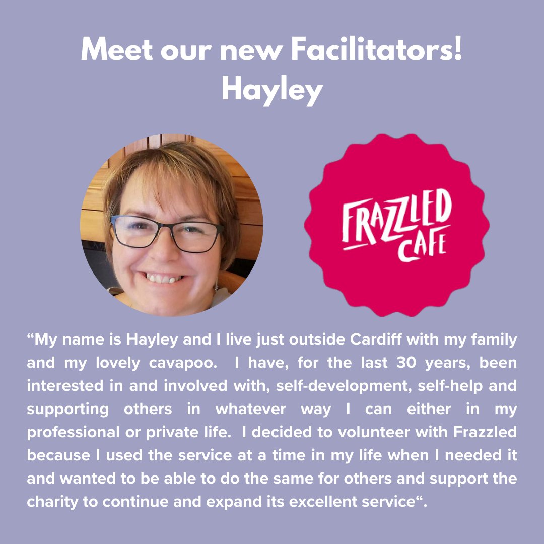 Meet another of new Facilitators - Hayley! Hayley runs a meeting every Friday at 11am, which is the perfect chance to unwindbefore heading into a hectic weekend! To sign up to Hayley's next meeting, just click here - bit.ly/FrazzledMeeting #Charity #MentalHealth #Mindfulness