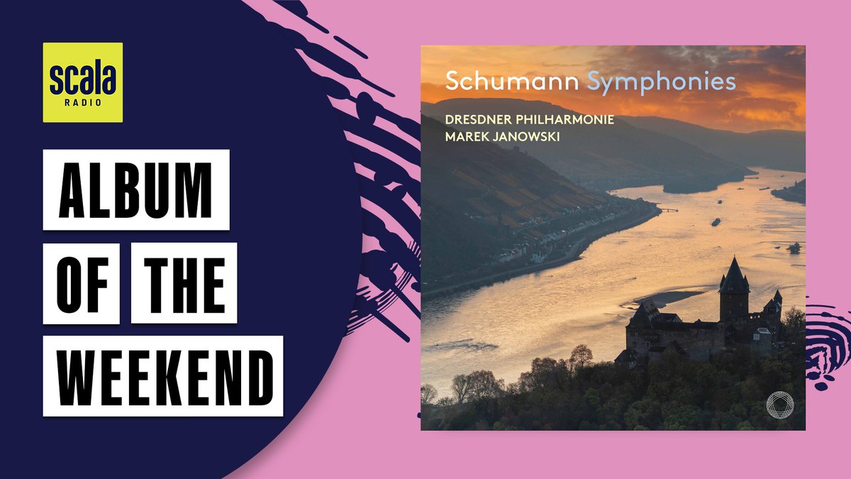 'Schumann: Complete Symphonies' by @DDPhilharmonie and Marek Janowski is Album of the Weekend by @ScalaRadio and it will be featured in Charles Nove’s show today as part of the New Release Spotlight feature! Listen to the album now: 🎶lnk.to/SchumannComple…