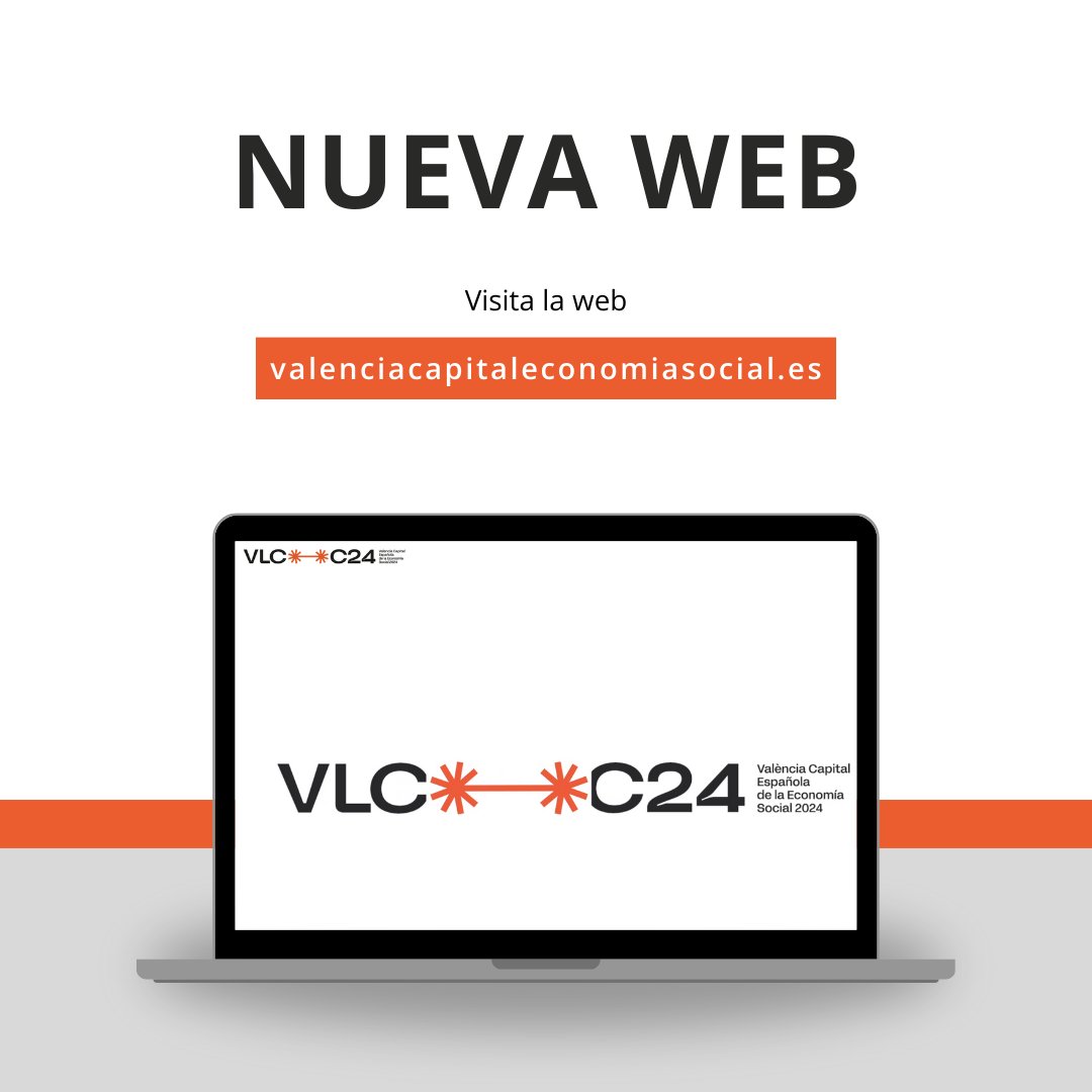 🟠Podéis acceder a la web de #VLC24CapitalEconomíaSocial a través de este enlace valenciacapitaleconomiasocial.es ¡No te pierdas toda la actualidad!