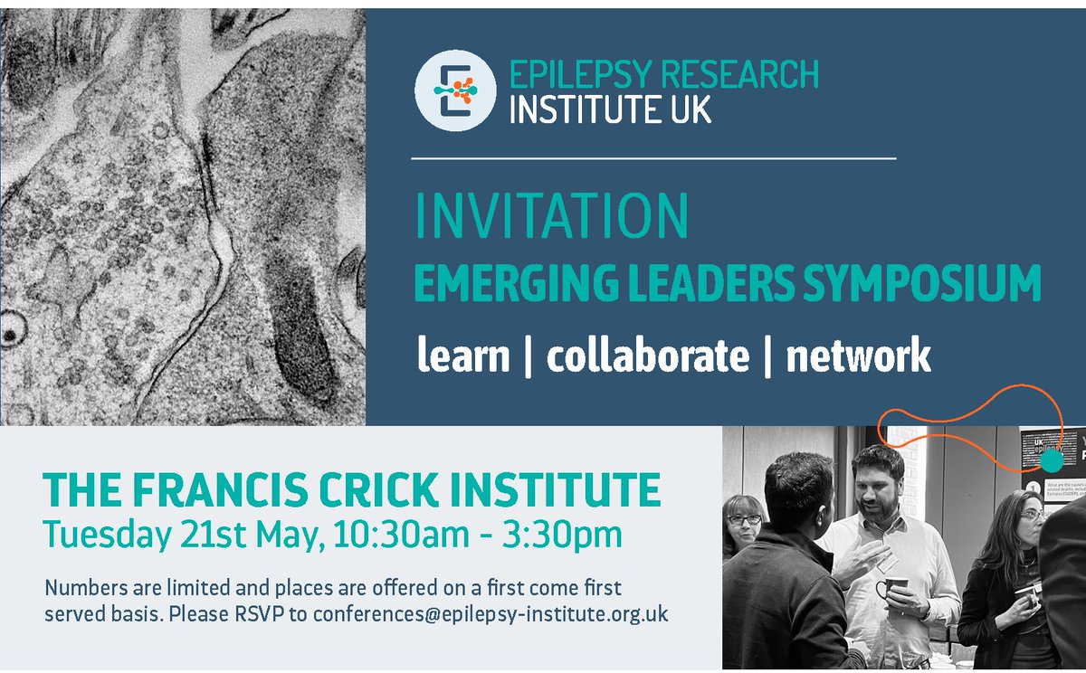 Epilepsy Emerging Leaders Symposium - register now! @EpilepsyInst @DNS_UOM @GJBrainResearch @LabWykes @CntmMcr