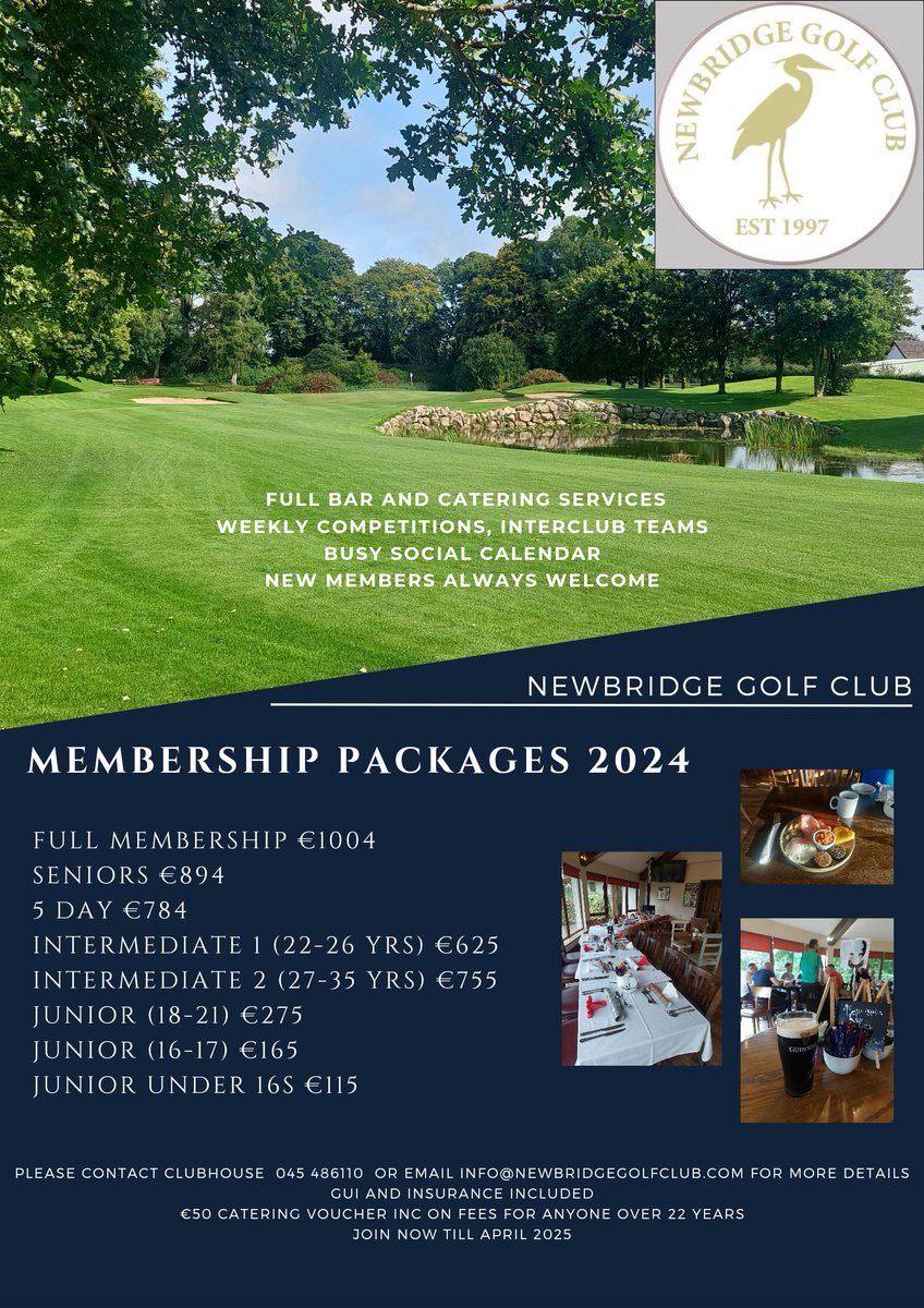 To celebrate the start of the golfing year we are giving away a Free Fourball to one lucky winner and 3 friends. Just like, share and comment DONE under this poster Also available on Instagram and Facebook for multiple entries 🏌️‍♂️🙌 best of luck to all