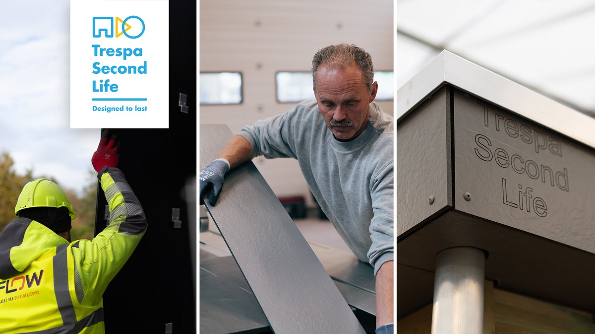 Ever paused to consider if ‘new’ is necessary? The most sustainable item is the one you already have. Can it be repaired, repurposed, or refurbished? Every extended use is beneficial for the planet. Discover how #TrespaSecondLife embraces this principle: trespa.com/en_GB/second-l…