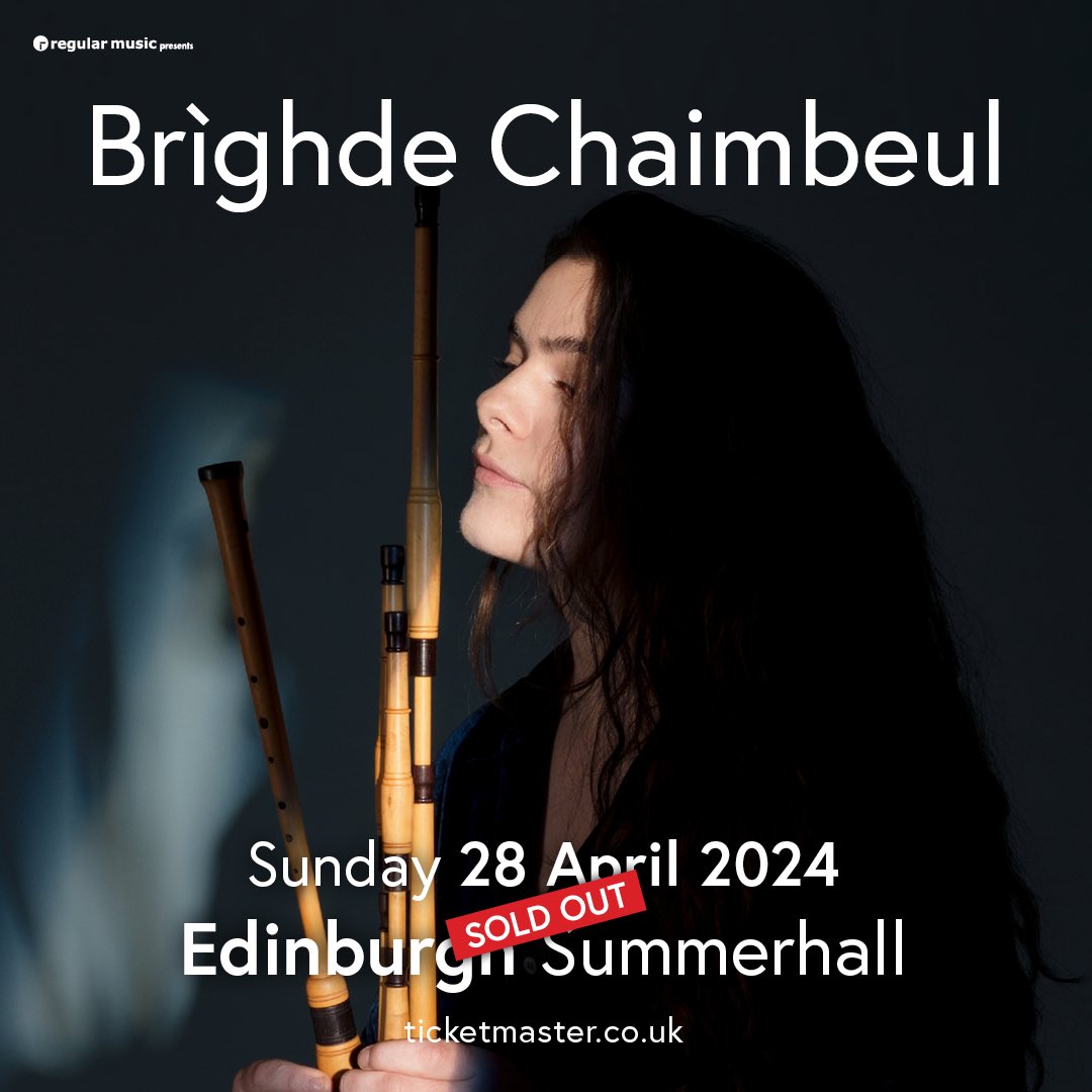 The @brichaimbeul concert at @Summerhallery on Sunday 28 April is sold out!