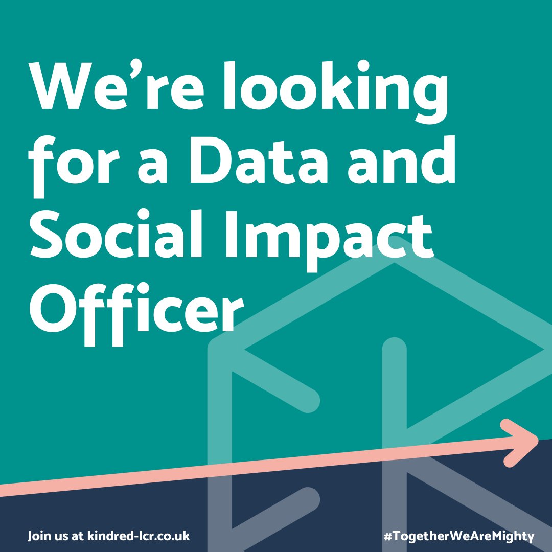 We’re recruiting a Data and Social Impact Officer to support Kindred in the next phase of our development. Applications are open until the 18th April. Find out more at kindred-lcr.co.uk/news/were-look…