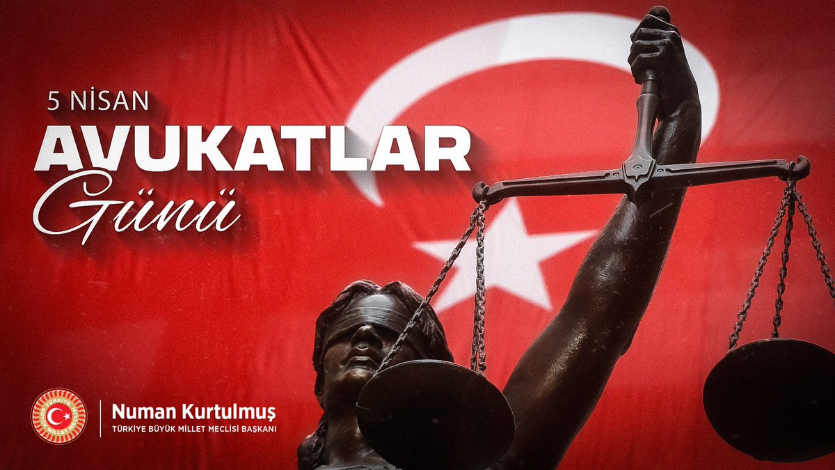 Yargının kurucu unsuru, hak arama özgürlüğünün güvencesi avukatlarımızın, 5 Nisan Avukatlar Günü'nü tebrik ediyor; insan hakları, demokrasi ve hukukun üstünlüğü gibi evrensel değerleri yüceltmek gayesiyle icra ettikleri meslek hayatlarında başarılar diliyorum.