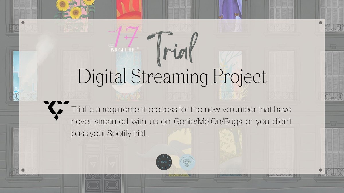 icarat_ksupport's tweet photo. [DIGITAL STREAMING PROJECT]

Dear Carats❗We're back again with another digital streaming project for April comeback '17 IS RIGHT HERE'🩵

💰: https://t.co/7hFHH3Mtir
Trial : https://t.co/4jNmDLBpw1
Volunteer : https://t.co/I1UgorSUWH

@pledis_17 #SEVENTEEN 
#17DigitalStreaming https://t.co/fTJj2evQLg