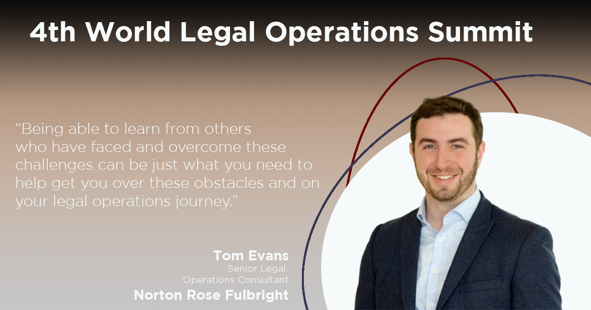Continue reading our new blog posts for our interview with Tom Evans, Senior Legal Operations Consultant with Norton Rose Fulbright, about why you should attend our World Legal Operations Summit: tinyurl.com/52mp2a6x #LegalOps2024 #LegalSummit #LegalOperations