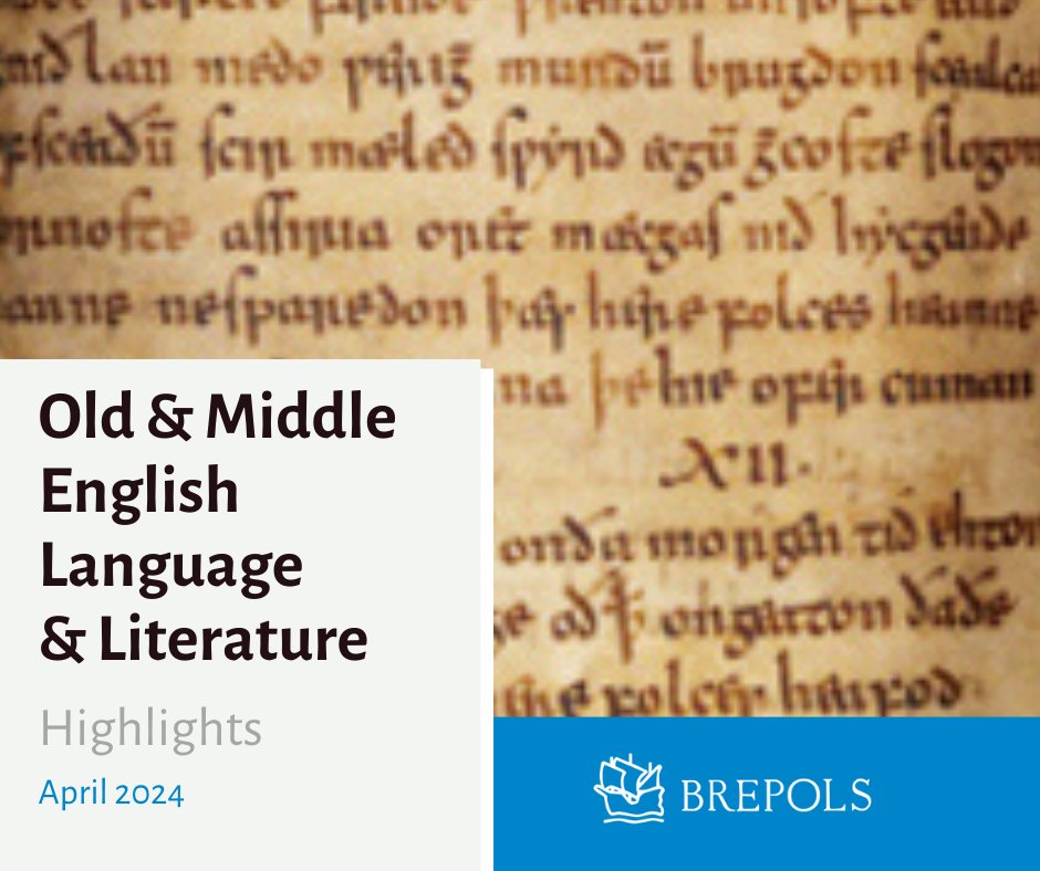 Discover our newest publications in the field of Old & #MiddleEnglish Language & Literature Go to: bit.ly/3vGe1M6 #MiddleEnglish #OldEnglish #MedievalTwitter