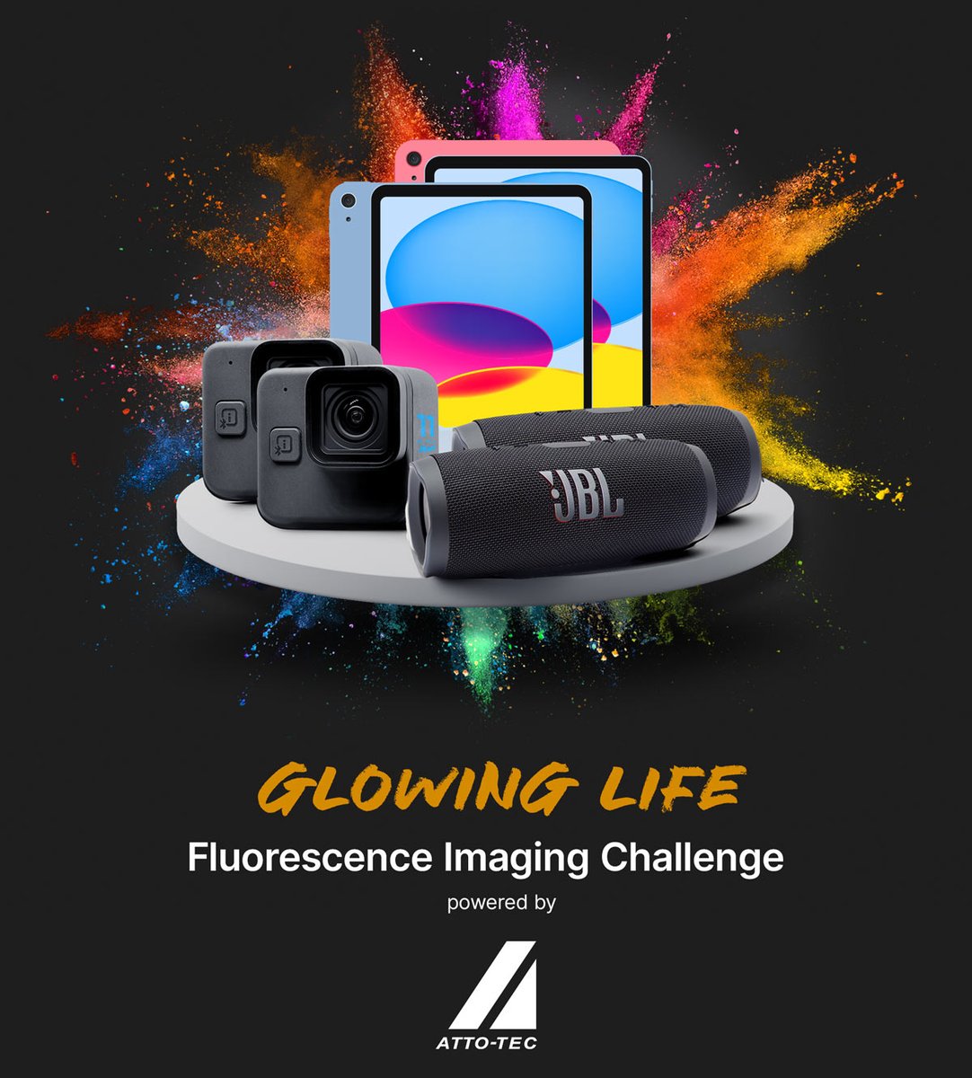 Dive into #GlowingLifeChallenge with ATTO dyes! Compete in 2 categories for double the tech prizes: 'ATTO Labeling Kits' &amp; 'Any ATTO Dye'. Showcase your scientific artistry! challenge.atto-tec.com  #Fluorescence #ScienceArt