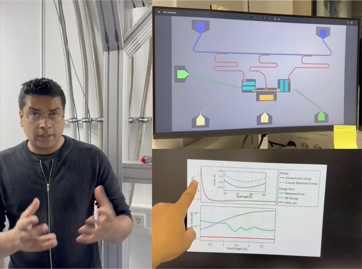In today’s short video, dive into experimental quantum computing!
Malay Singh will guide you to low-temperature condensed matter physics &amp; show a scheme of a #SuperconductingQubits chip.
Experiment's sounds in the background😉
moqs.eu/wp-content/upl…
#VideoMOQS #QuantumComputing