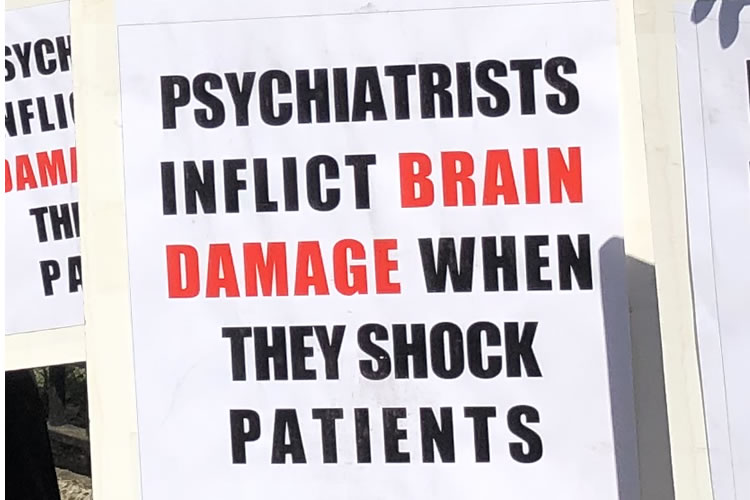 Psychiatric rhetoric about #ECT that gets continually churned out by those using it and those with vested interests is only a distraction and an attempt to mitigate for the brain damage inflicted each time a #psychiatrist wires up a person to an electroshock device. #mentalhealth