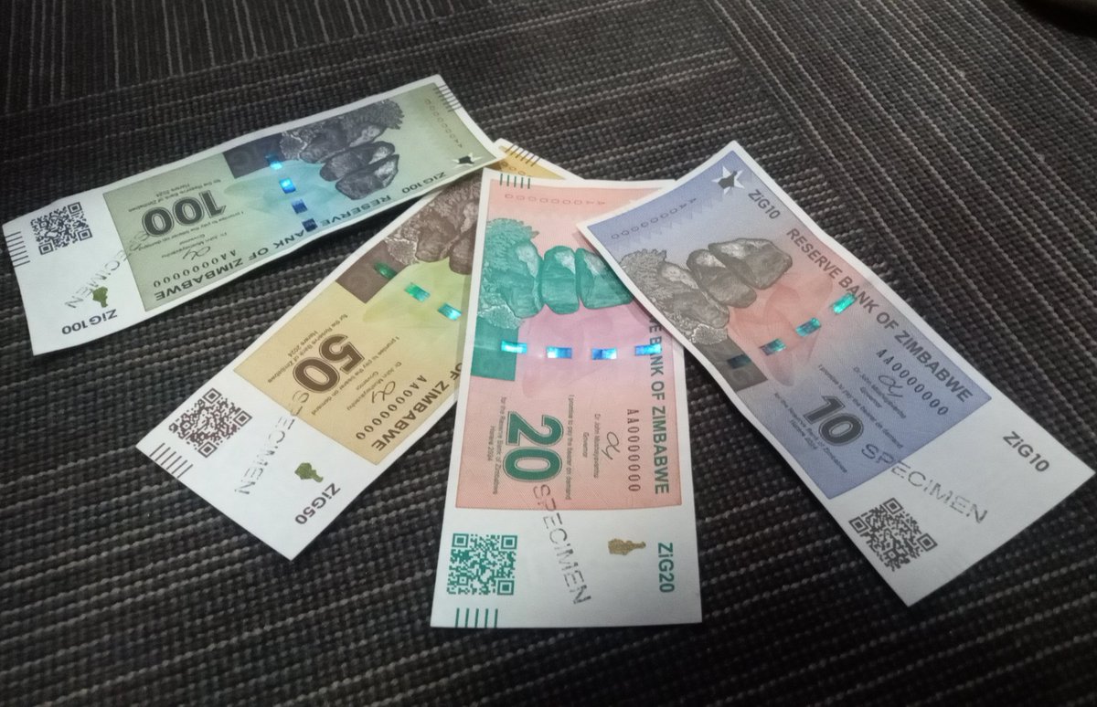 Amidst all the pessimism and negativity, at least one positive thing has come from the newly announced Zimbabwean currency: We now have Reggae Money in Zimbabwe! Inonzi Zigi Mari! 😂😂 Saka don't worry about a thing maZimbos! Coz every little thing gonna be alright 💰🤑 #ZIG
