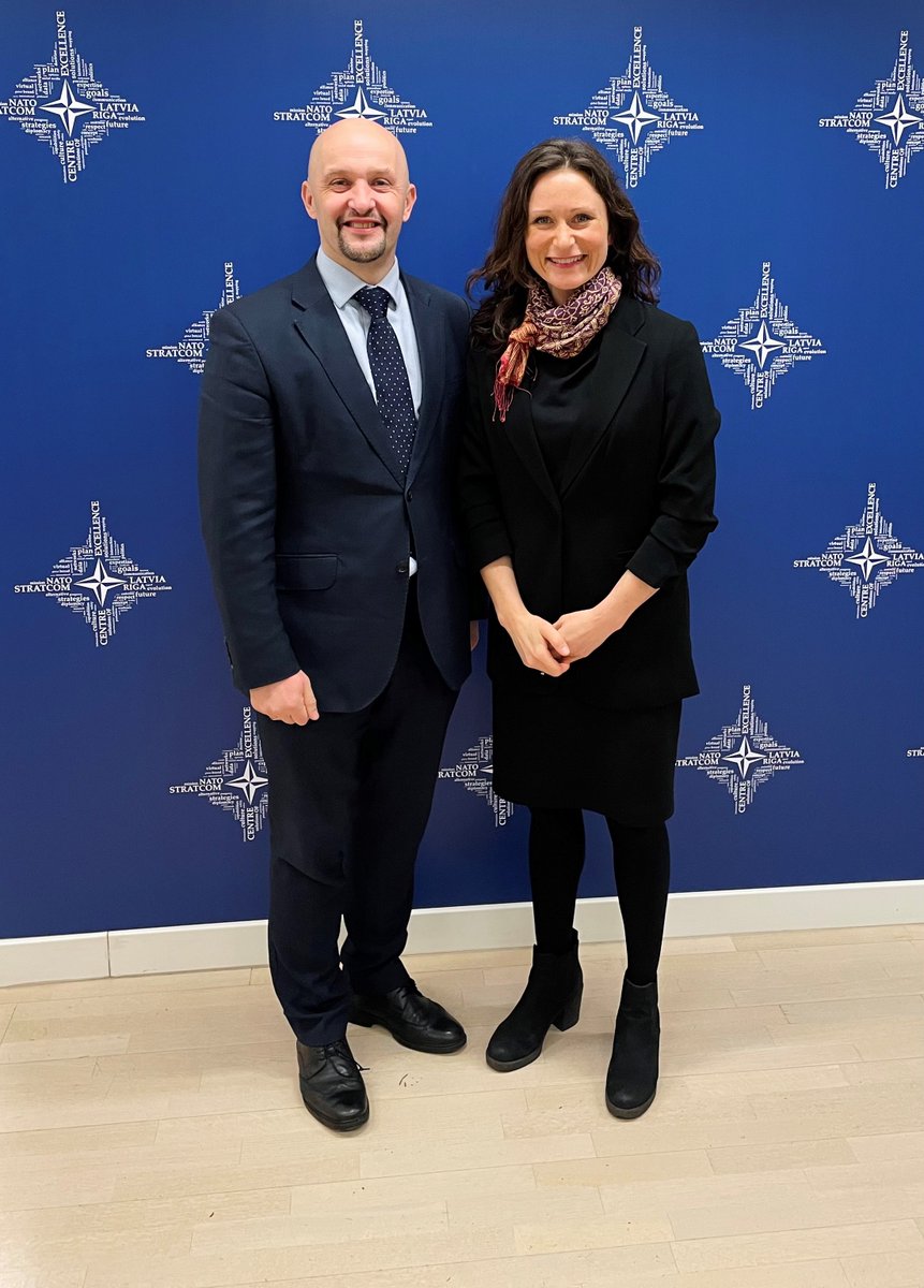 Today, @STRATCOMCOE was visited by @MVarteressian, Deputy Minister of Foreign Affairs of Norway 🇳🇴. During the meeting a number of important issues were discussed including latest tendencies in the field of disinformation and common efforts in protecting the information space.