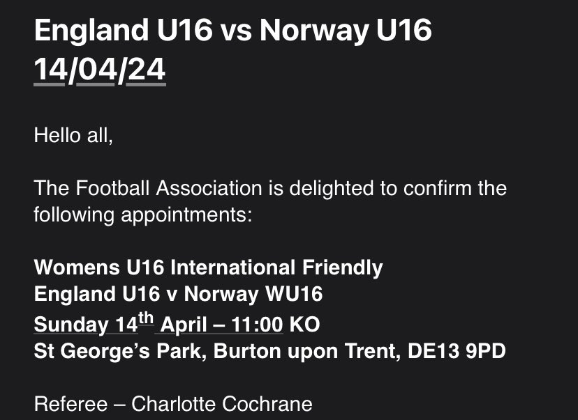 Charlotte Cochrane tweet media