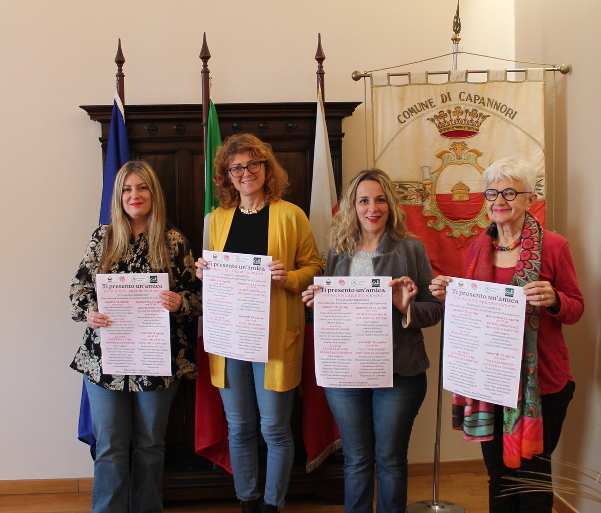 'Ti presento un'amica': il 13 e 14 aprile ad Artèmisia la seconda edizione della rassegna dedicata alla letteratura di genere femminile
#Capannori
tinyurl.com/2s9rd32f