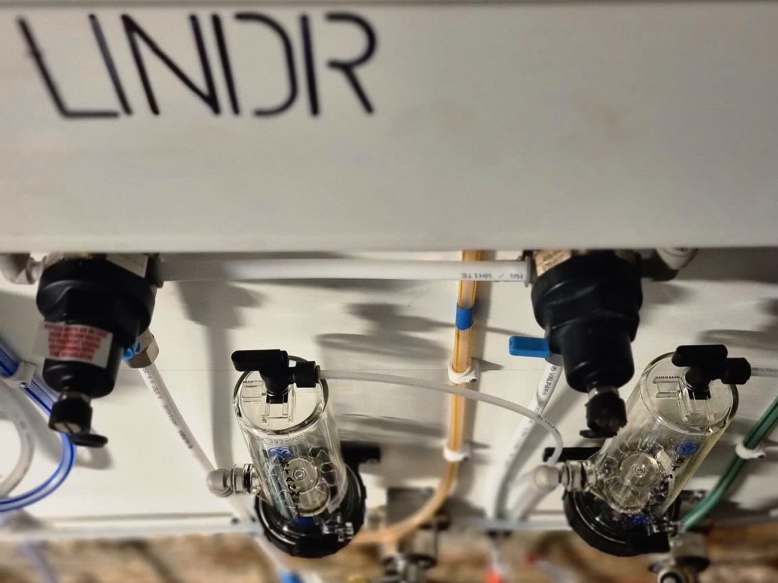 Well a casual TWO MORE CASK LINES makes sense but what the hey are these other two lines  in the cellar and what in foamy heaven could L I N D R stand for other than 
“Letting IN Drinkers and Rascals from 16:00 today!”