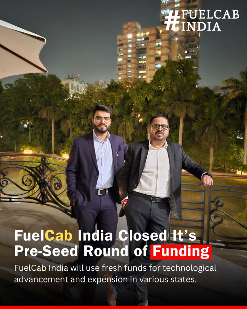 We're incredibly excited to announce that 𝐓𝐈𝐃𝐄𝐒 Incubated startup @FuelCab India closed its Pre-Seed round of funding.🌟 This new investment will help team 𝐅𝐮𝐞𝐥𝐜𝐚𝐛 in accelerating their growth plans and expand the capabilities and value of their solutions.