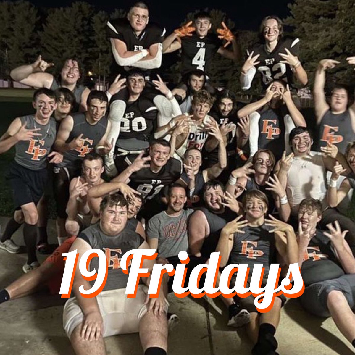 19 Friday’s until all the offseason hard work pays off!! Can’t wait for the Friday Night Feeling! #FridayCountdown #TheseDogsAreDifferent #TheDogsAreBack