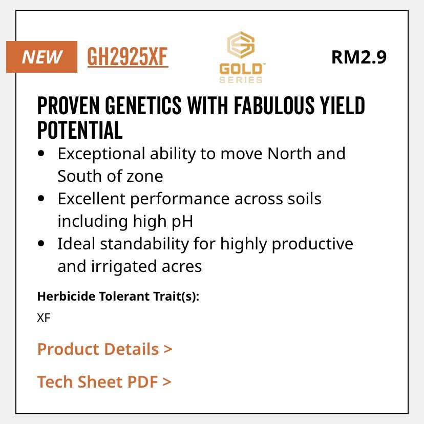 IanPlantBreeder's tweet image. My #soybean 🌱 🧬 breeding program has produced a pair of @GldnHarvest #GoldSeries XF products: #GH2925XF and #GH3445XF!