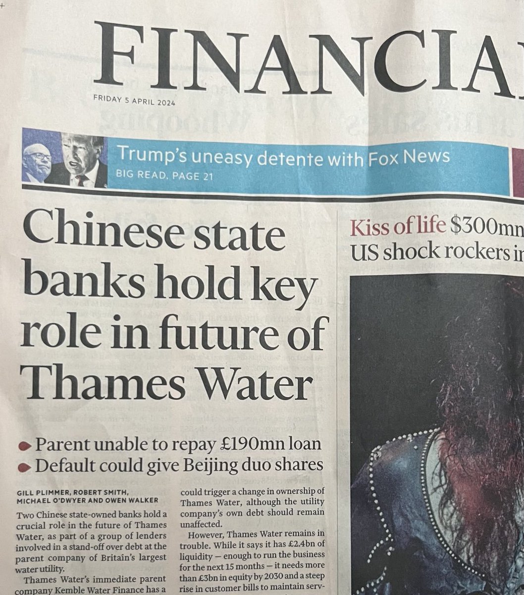 How it started: 'Take back control!' How it's going: China now controls London's water supply.