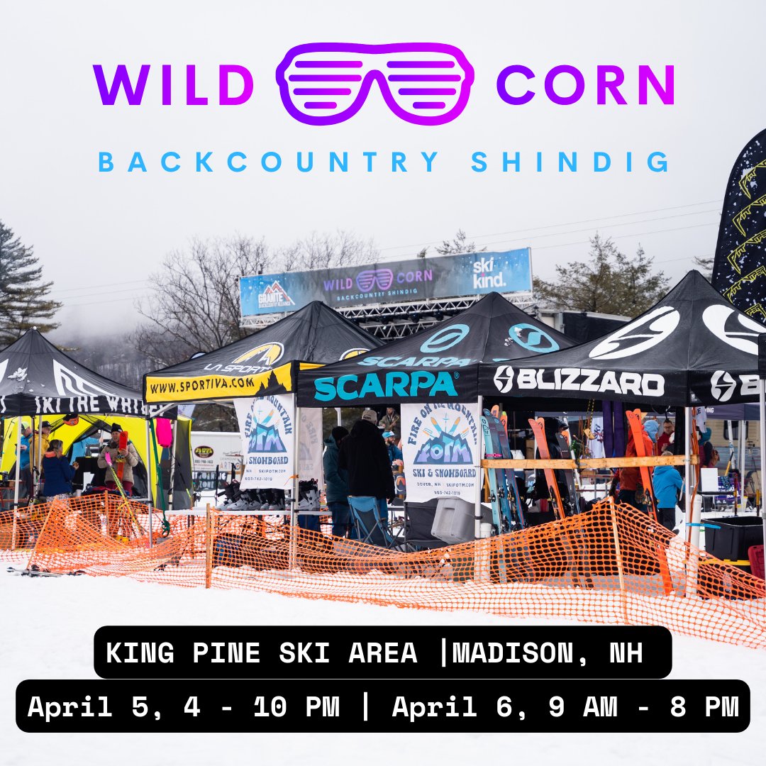 KingPineSkiArea's tweet photo. After a cool 19" (and still spittin') we're ready to get things kicked off today at 3:00pm with Wild Corn! For more info and a schedule of the weekend's activities visit 👉https://t.co/I3W8aMqprL #KingPine #WildCorn #BackCountry ❄️⬆️🏔️⛷️🥳 🎸 https://t.co/b16rQ9iY8y