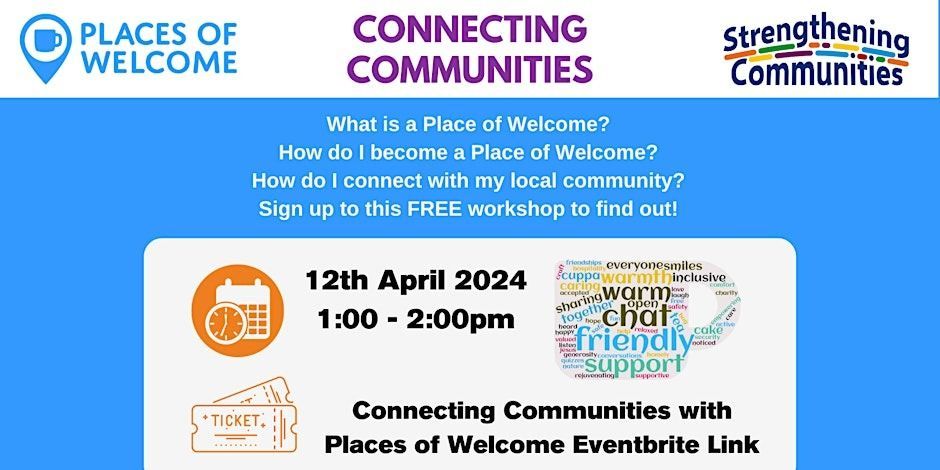 📅 Connecting Communities with Places of Welcome - If you are looking for a way to connect with your community that's enjoyable, impactful and sustainable then 'Places of Welcome' is for you: buff.ly/4ajSLe6
