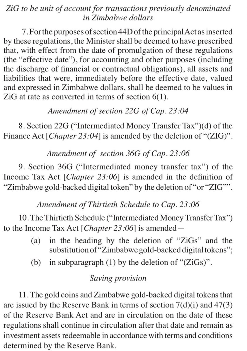 🟣Another unconstitutional statutory instrument. Even a first year law student knows you cannot amend principal legislation by way of a statutory instrument. Section 134 of the Constitution is clear on this. Why does Zimbabwe even bother with a Parliament when those at the top…