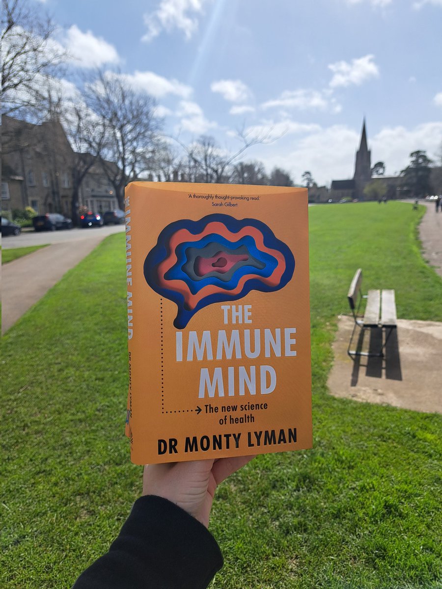 Just got my copy of The Immune Mind by my pal @monty_lyman. Loved his books on pain and on skin, so excited about this one!