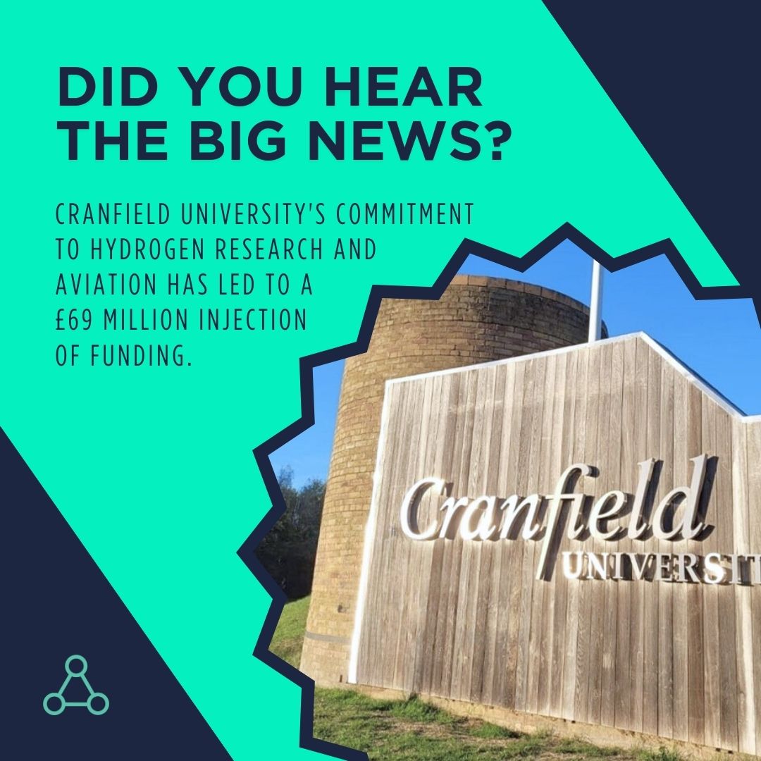 #CranfieldUniversity lead hydrogen research and development by creating the Cranfield Hydrogen Integration Incubator (CH2i).

CH2i hope to showcases hydrogen as net-zero aviation fuel for a sustainable future.

#AviationHistory #MakingHistory #SustainableTravel #HydrogenResearch