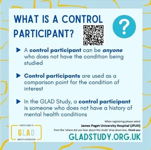 If you’re a UK resident and want to make a positive contribution to an important mental health research study please follow this link: gladstudy.org.uk/nhs (please select James Paget University Hospital JPUH when asked ‘where did you hear about this study’ Thank you)