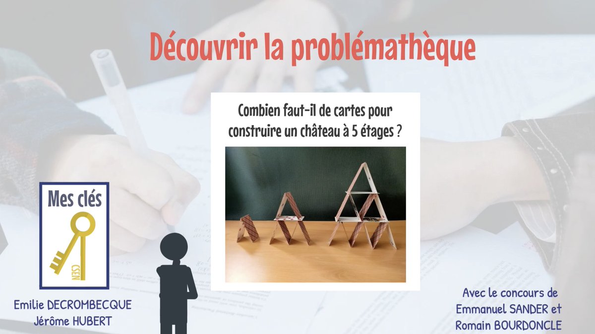🎦Nouvelle Capsule du CSEN🎦 Grâce à 'Mes Clés', 3 minutes suffisent pour découvrir « la Problémathèque » ▶️ youtube.com/watch?v=fXFUjs… @eduscol_prim @eduscol_maths @Eduscol @StanDehaene @EDecrombecque #problematheque @Edu_Num @education_gouv @AEFeduc #mathematiques