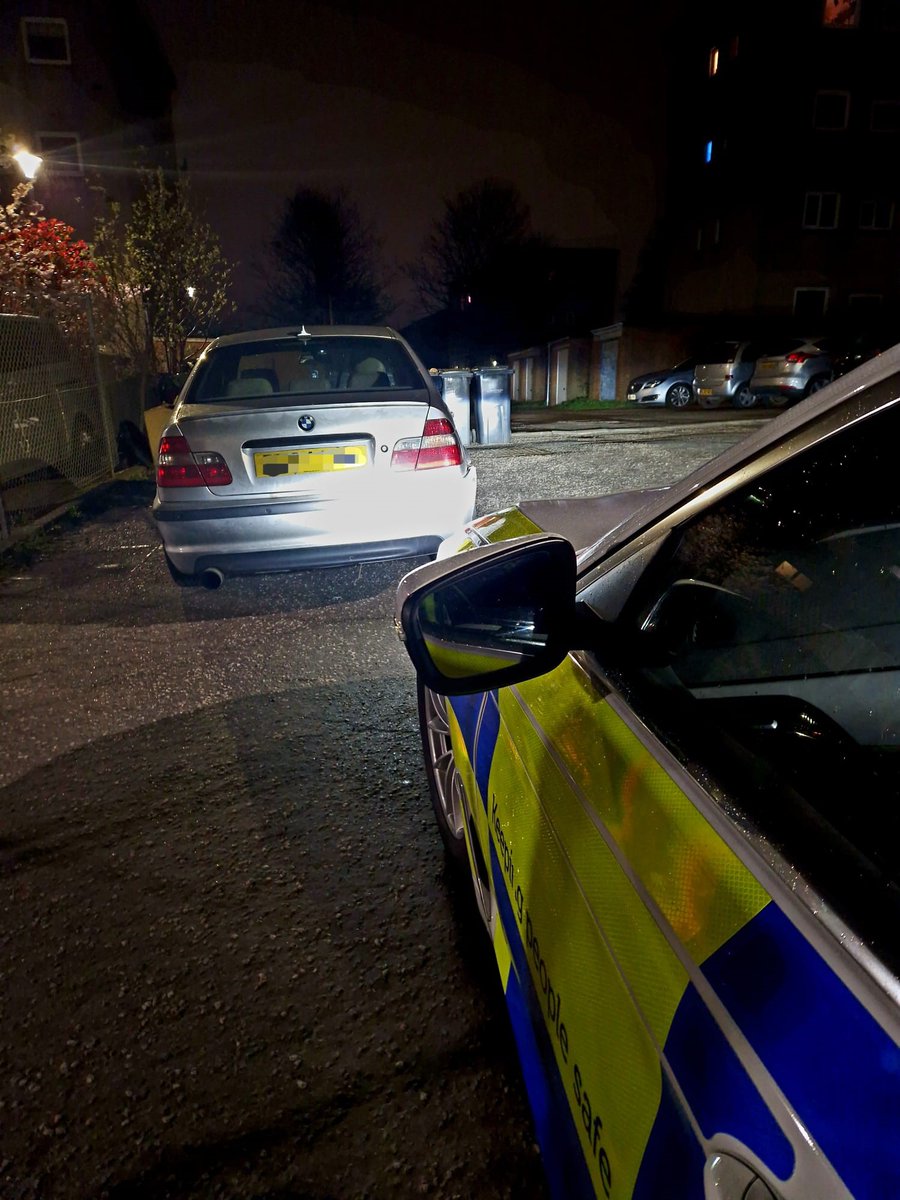 #EdinburghRP stopped this vehicle in the Broomhouse area of Edinburgh after the driver was giving a friend a lift home. You still need a policy of insurance and a driving licence though. Driver was reported to the court and the vehicle was seized.#S165 #DriveInsured #Fatal5